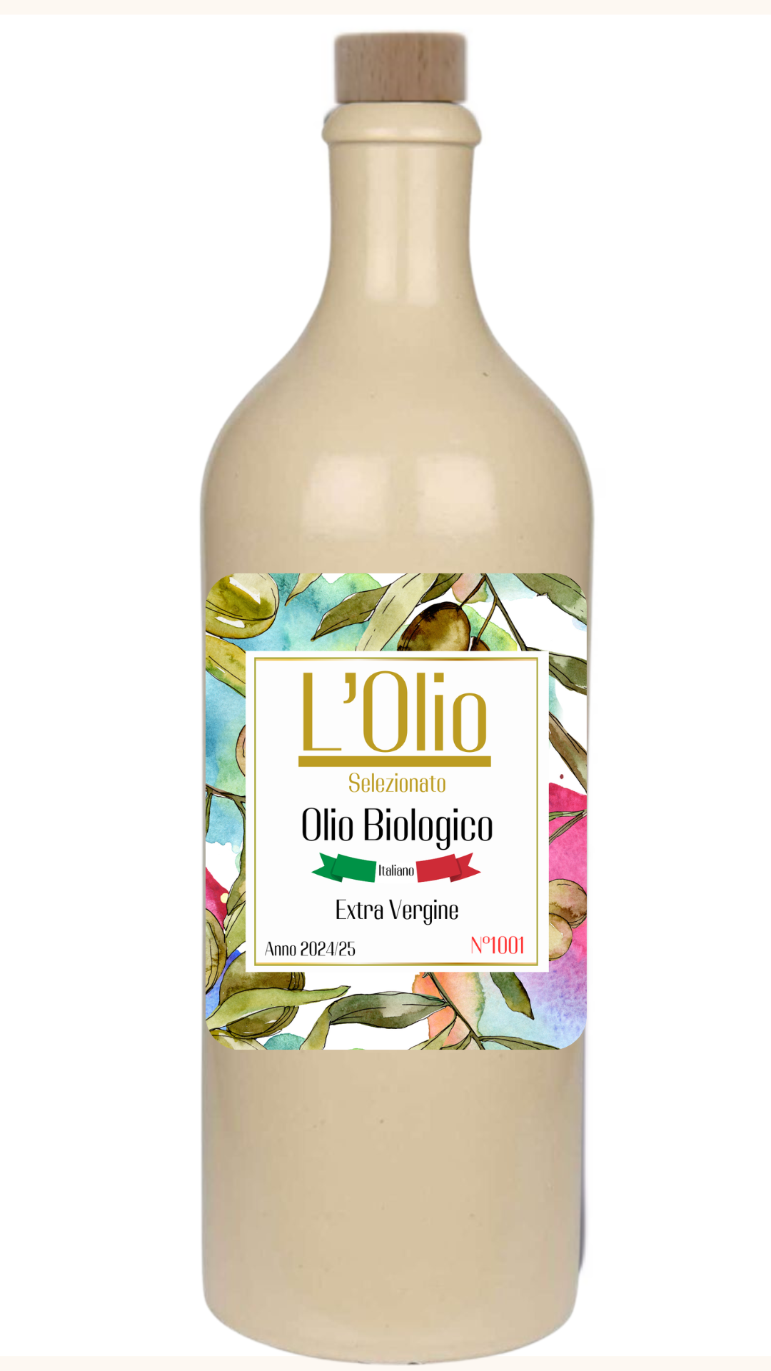 OLIO DI OLIVA EXTRAVERGINE NON FILTRATO